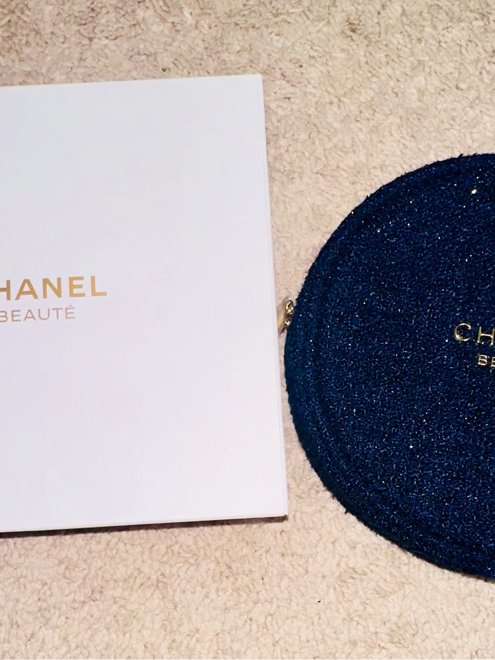 CHANEL Beaute cosmetic bag